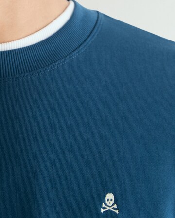 Scalpers Sweatshirt 'Fade Contrast' i blå