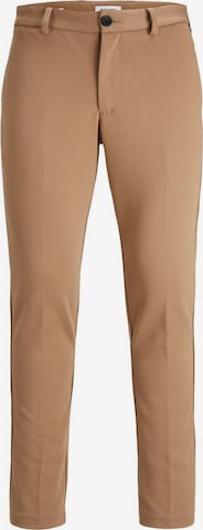 Coupe slim Pantalon chino JACK & JONES en marron : devant