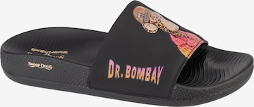 SKECHERS Strand-/Badeschuh 'Skechers Snoop Dogg Hyper Slide - Dr. Bombay' in Schwarz: Vorderseite