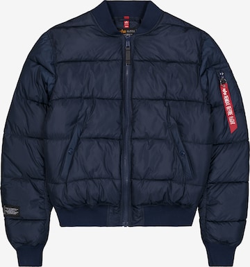 Veste d’hiver ALPHA INDUSTRIES en bleu : devant