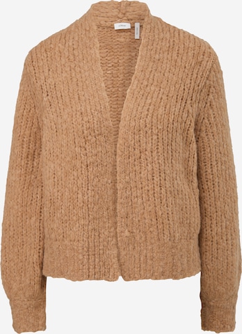 s.Oliver BLACK LABEL Cardigan i brun: forside