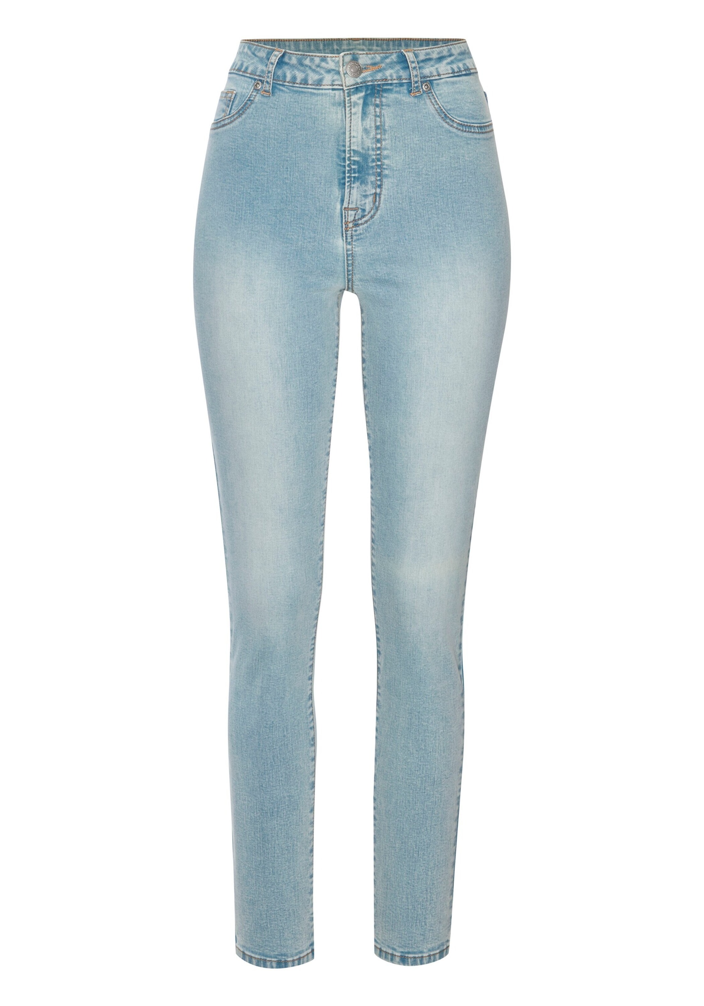 LASCANA Skinny Jeggings σε μπλε: μπροστά
