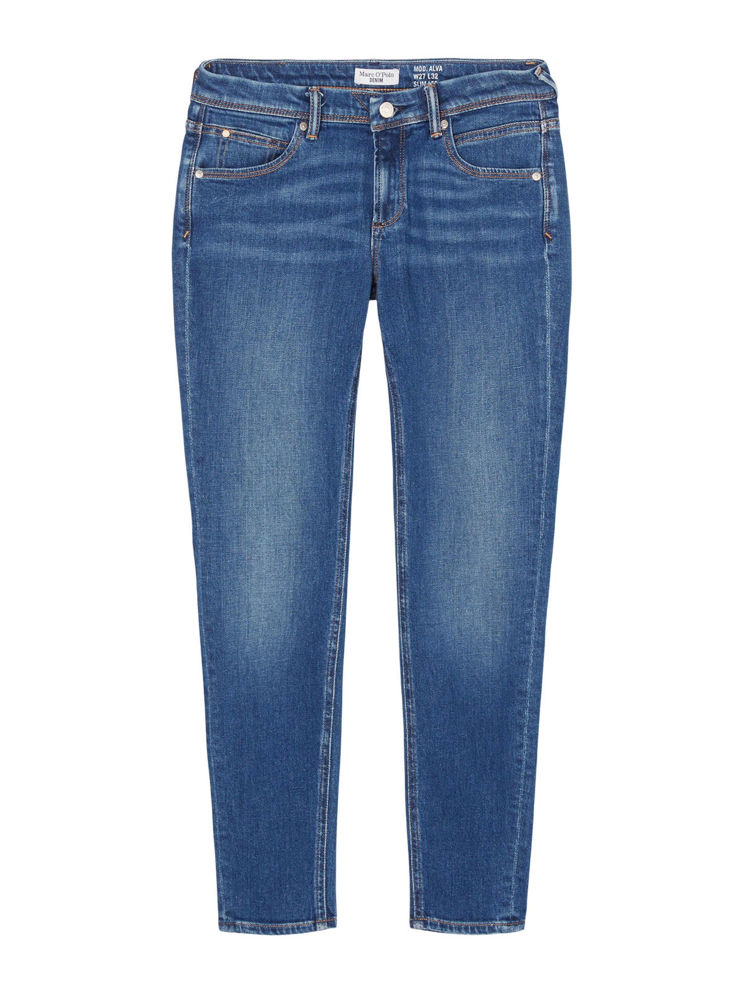 Marc O'Polo DENIM Slimfit Džíny 'Alva' – modrá: přední strana