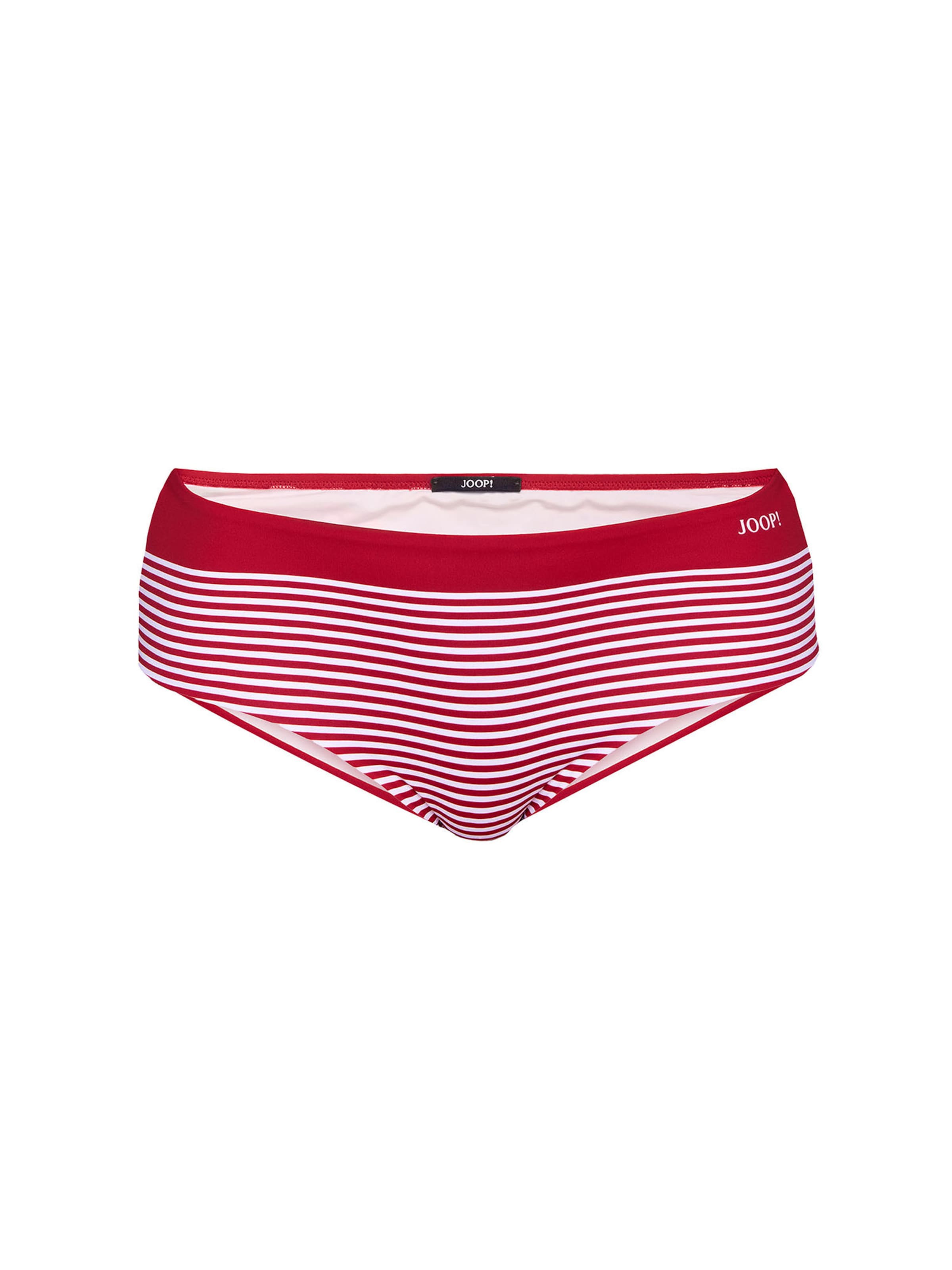 JOOP! Bas de bikini ' Conills Beach ' en XS en rouge / blanc, Vue avec produit