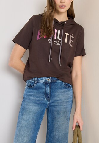 CECIL Sweatshirt in Brown