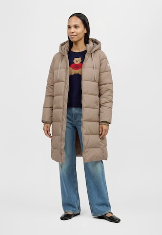 Gap Petite - Sobretudo de inverno em castanho: frente