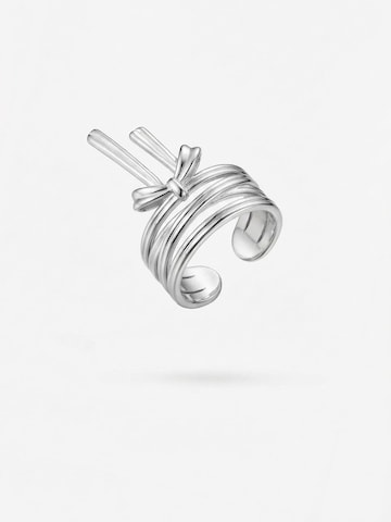 Nemomatheo Ring 'Ribbon Knot' in Silver