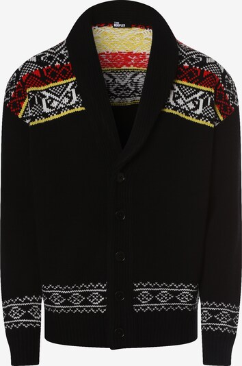 The Kooples Knit Cardigan in Yellow / Red / Black / White, Item view