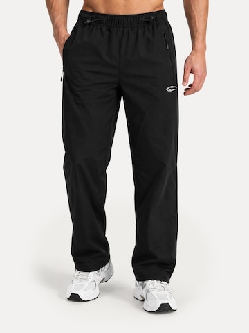 Regular Pantalon de sport ' Tybrin ' Smilodox en noir : devant