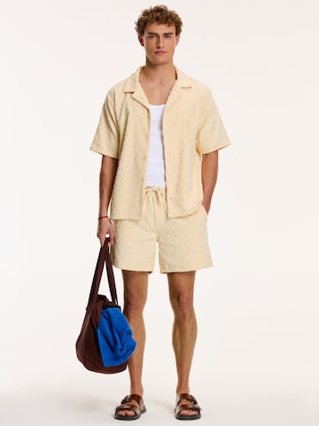 Shiwi Regular Shorts 'Geo' in Beige