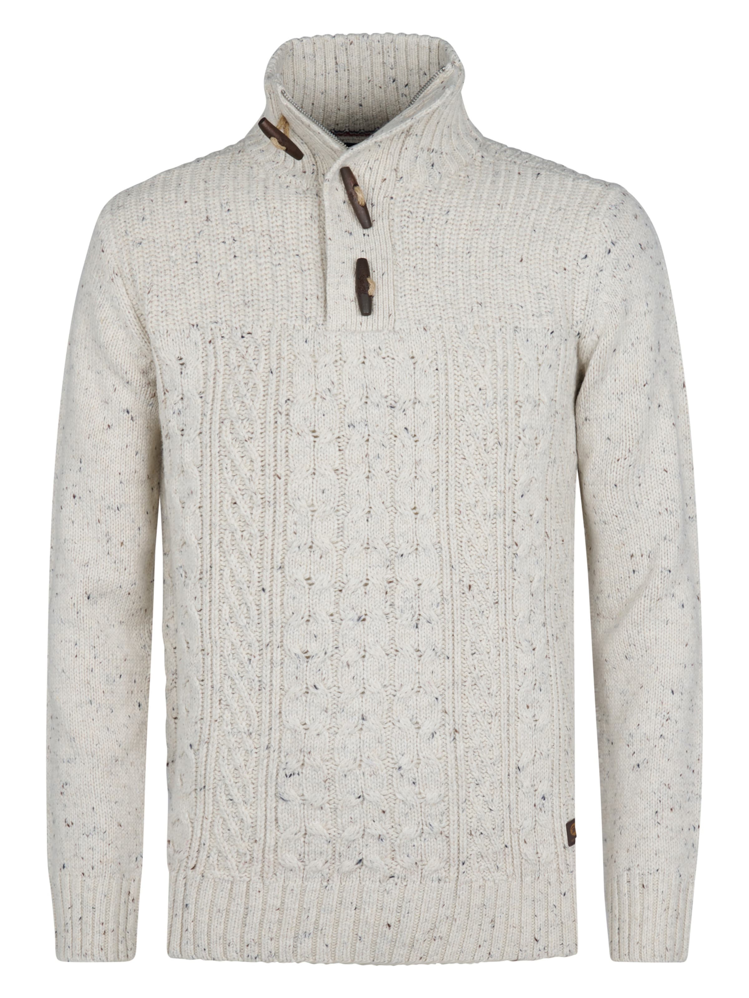 Petrol Industries Πουλόβερ σε μπεζ: μπροστά