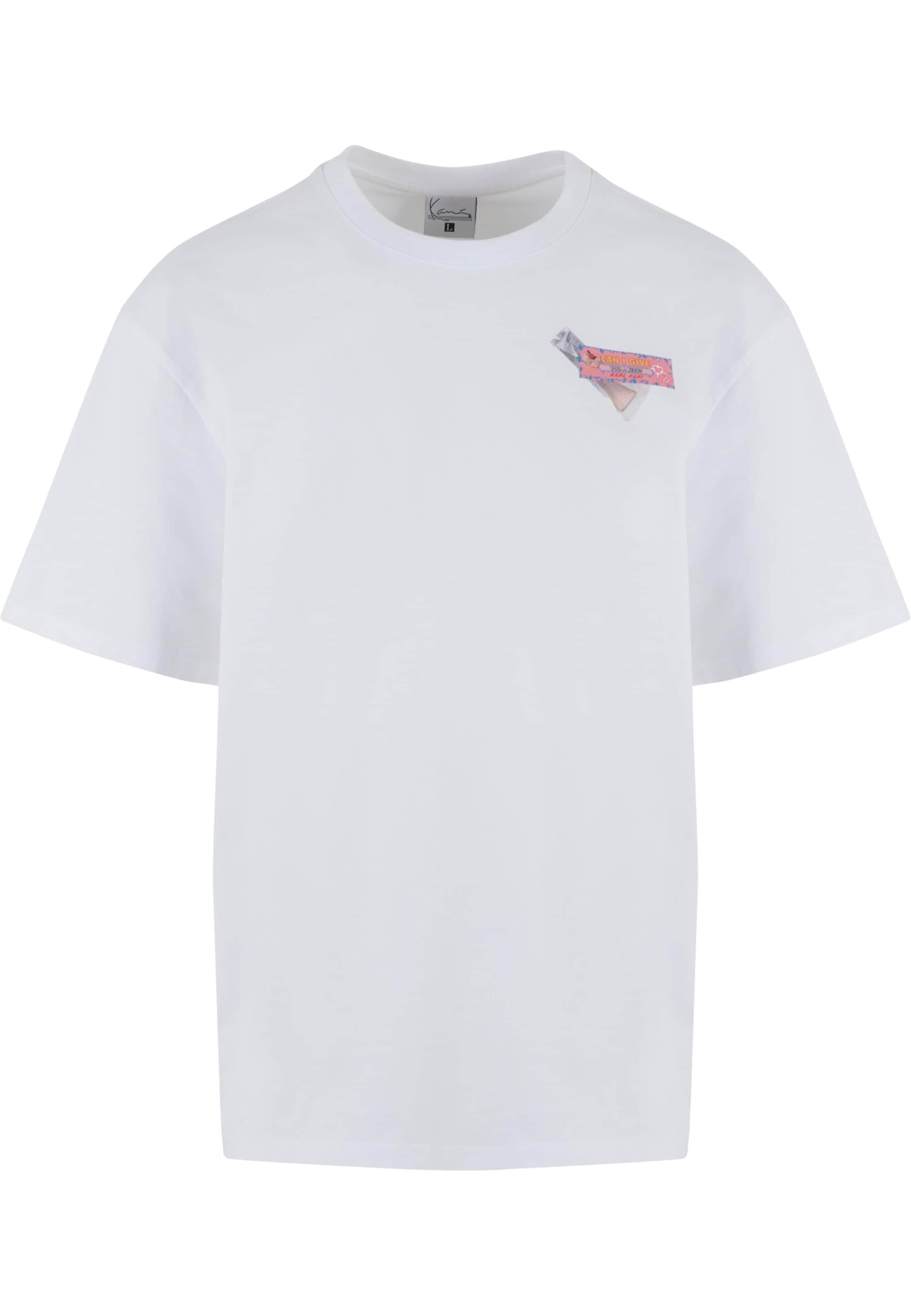 Karl Kani Tričko 'Bubblegum' - Biela: predná strana