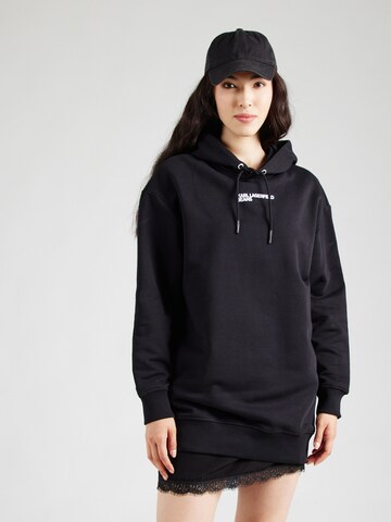 KARL LAGERFELD JEANS Sweatshirt i sort: forside