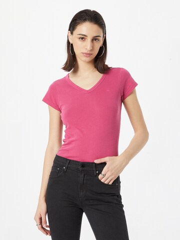 T-shirt G-Star RAW en rose : devant