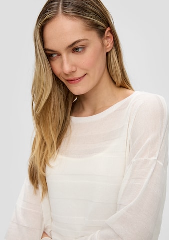 Pull-over s.Oliver en blanc