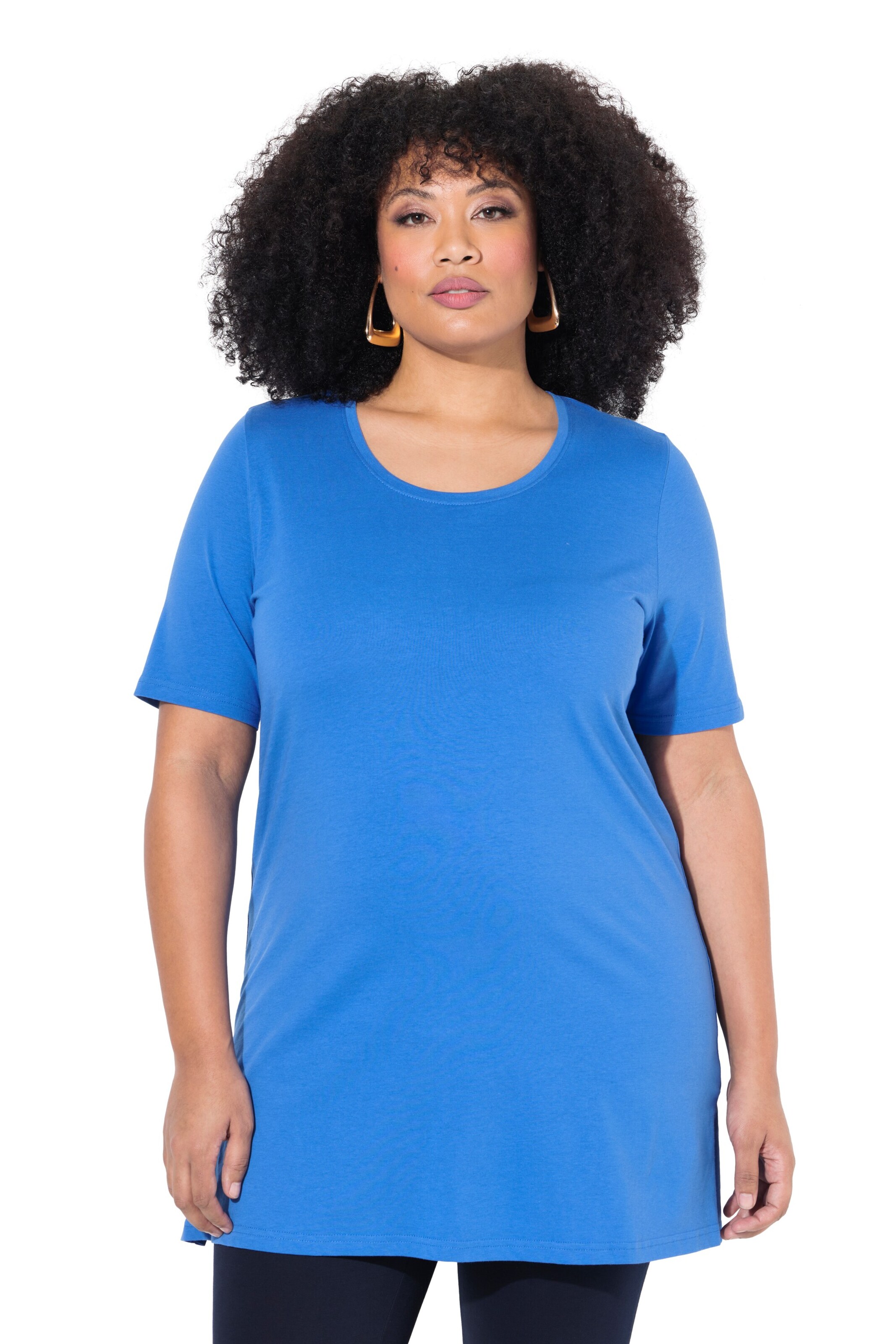 Ulla Popken Shirt in Blau: Vorderseite