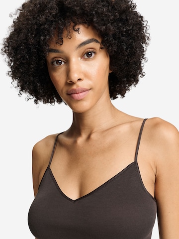 Hanro Top ' Cotton Seamless ' in Bruin
