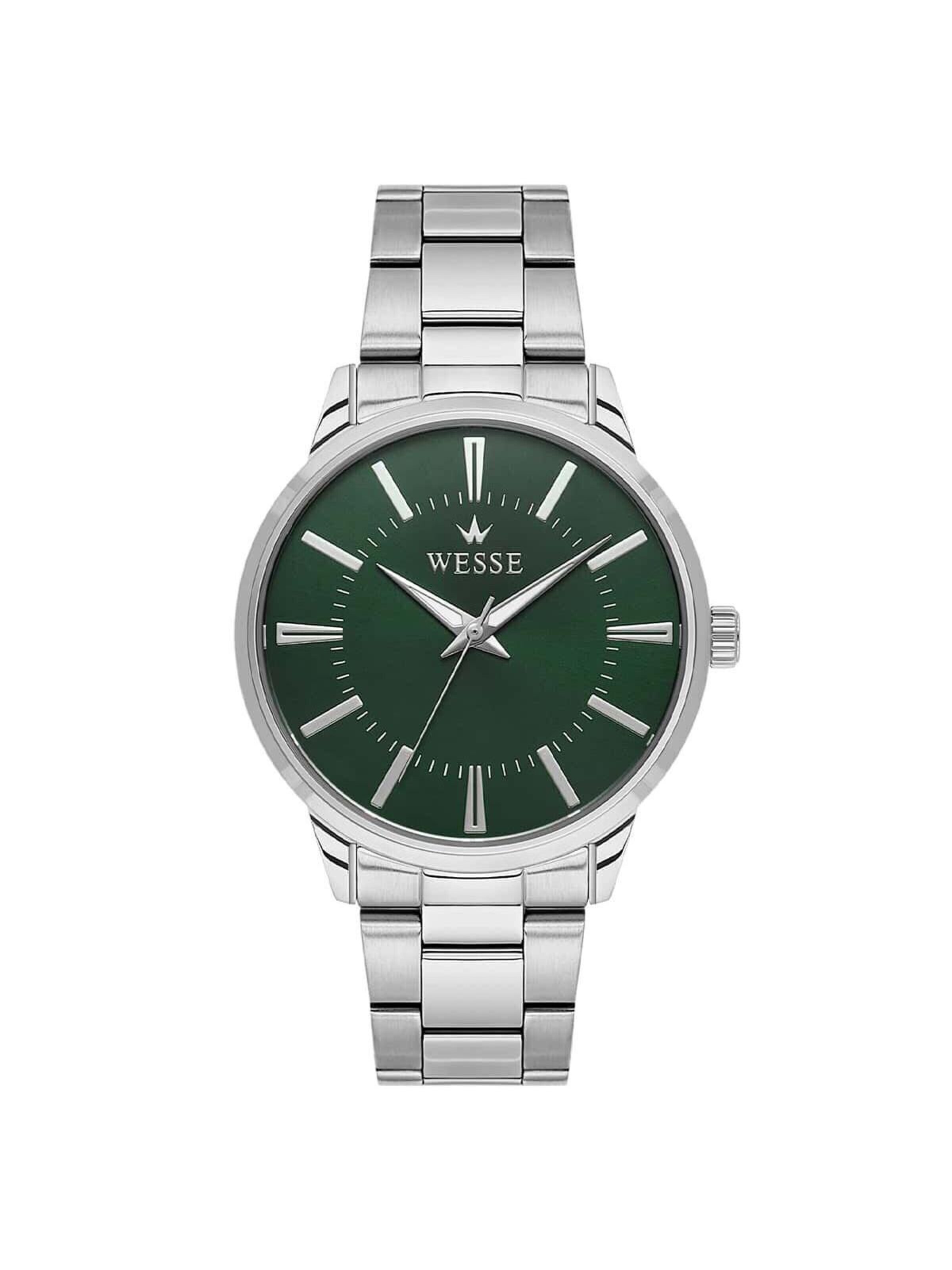 WESSE - Reloj analógico 'WWG203805' en plata: frente