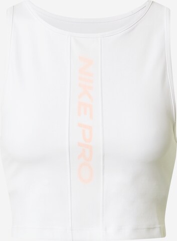 NIKE Sports top in White: front