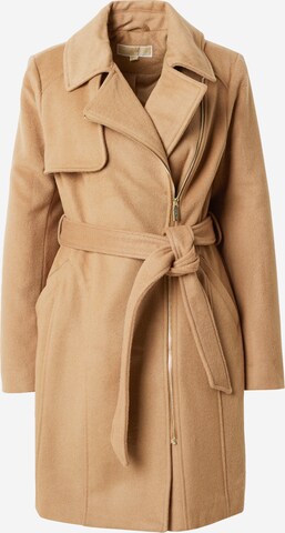 MICHAEL Michael Kors Between-Seasons Coat in Beige: front