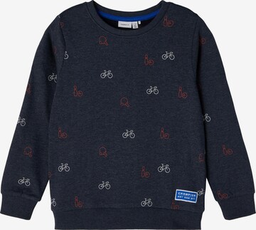 NAME IT Sweatshirt 'Lescho' in Blau: predná strana