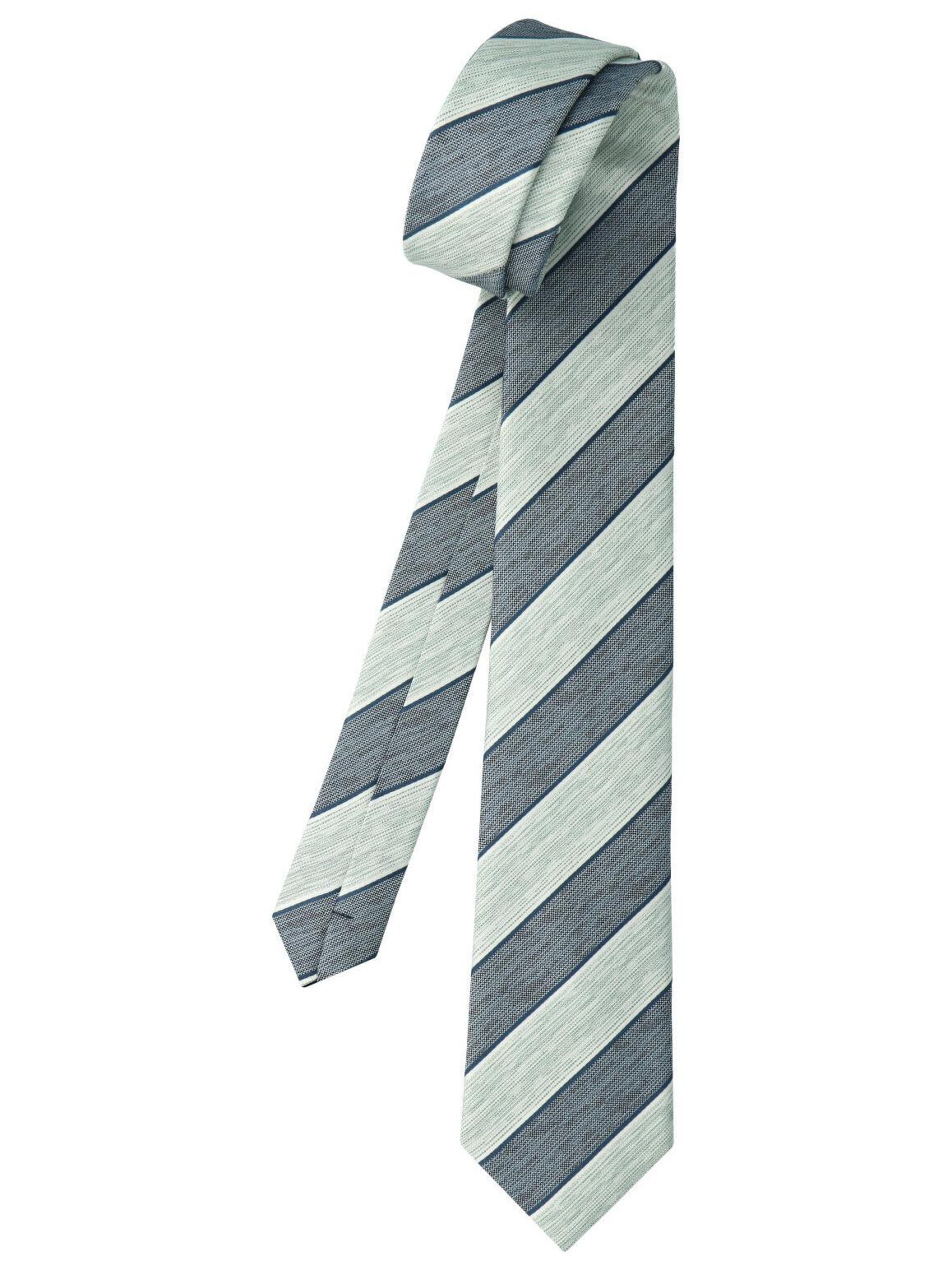 WILLEN Krawatte 'Pastell Blockstreifen'‌‌‌‌‌ in Grün
