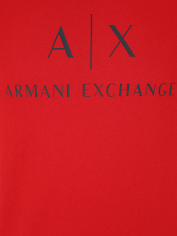 ARMANI EXCHANGE Tričko '8NZTCJ' - Červená