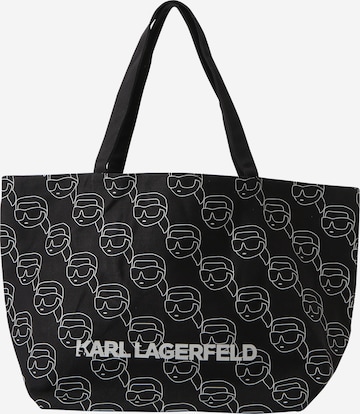 juoda Karl Lagerfeld Pirkinių krepšys 'IKON': priekis
