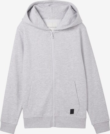 TOM TAILOR Sweatshirt in Grey: front