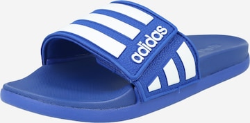 ADIDAS SPORTSWEAR Sandals & Slippers 'Adilette Comfort Adjustable' in Blue: front