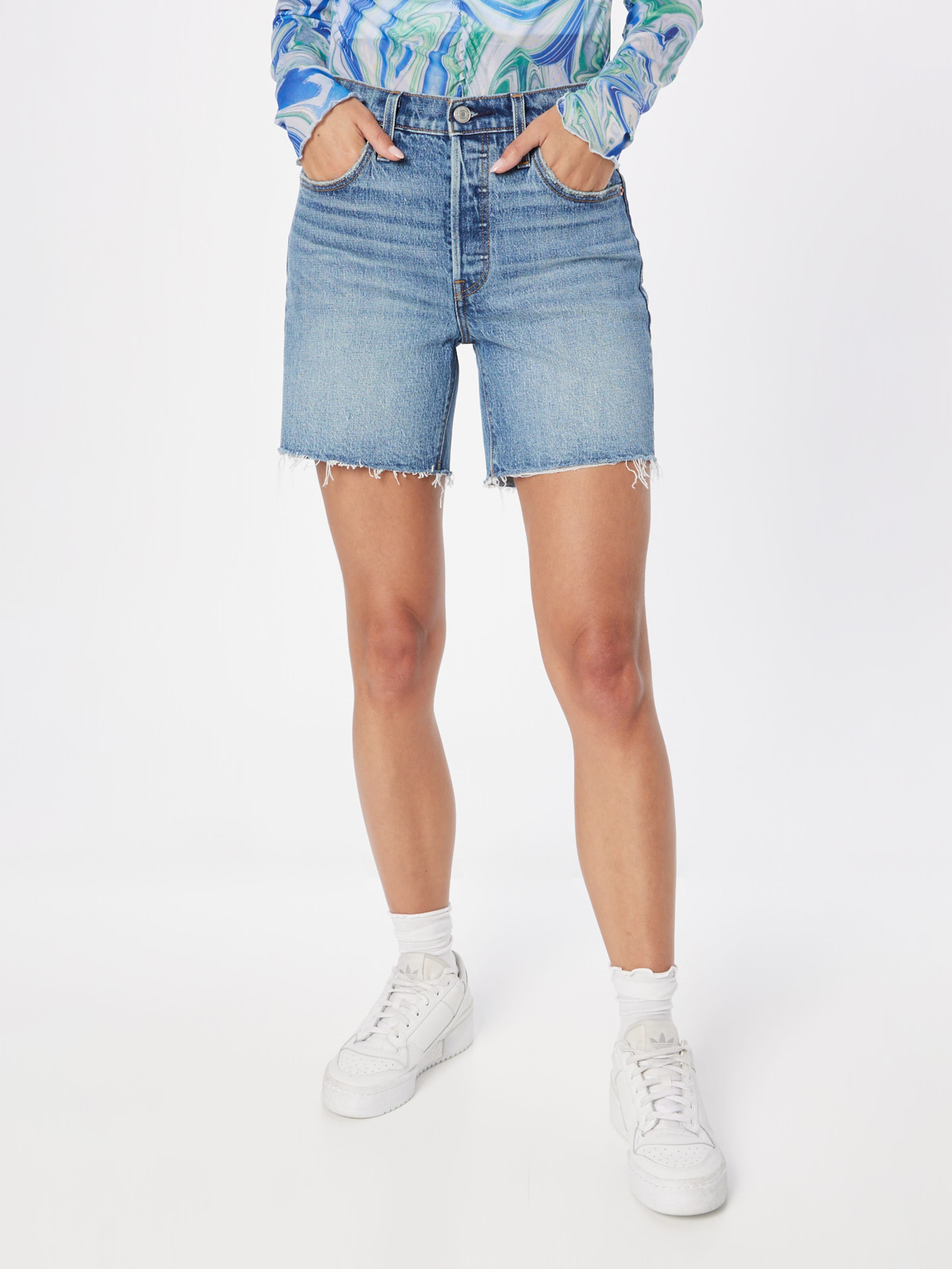 Levis shorts kvinder hot sale