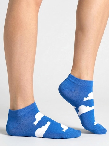 footstar Ankle Socks 'Ringel' in Blue: front