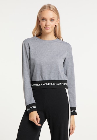 myMo ATHLSR Athletic Sweatshirt in Grey: front