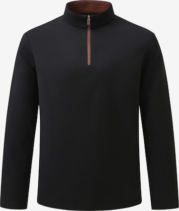 ALLTHEMEN Shirt 'Fluss' in Black: front