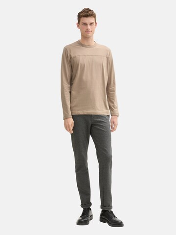 TOM TAILOR Langarmshirt in Braun