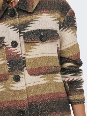 ONLY - Chaqueta de entretiempo 'AZTEC' en beige