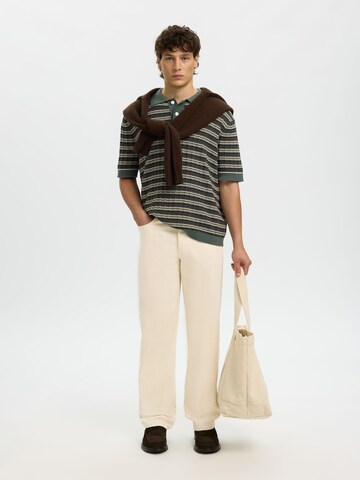 Regular Jean SELECTED en beige