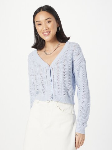 Cardigan 'CARDI' HOLLISTER en bleu : devant