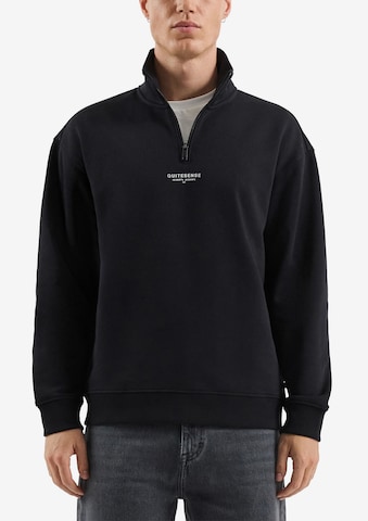 QS Sweatshirt in Schwarz
