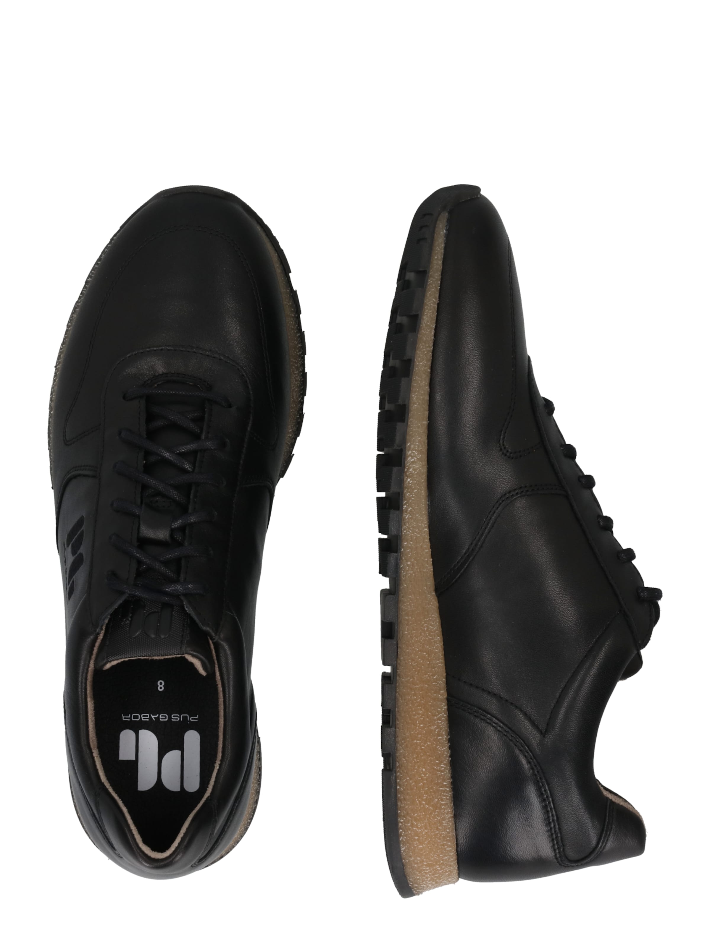 Pius Gabor Platform trainers 'Burn' in Black