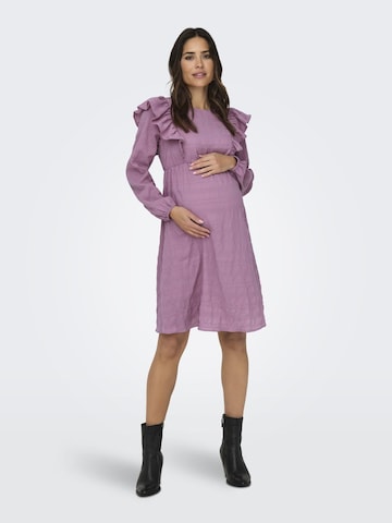 Only Maternity Kleid in Lila