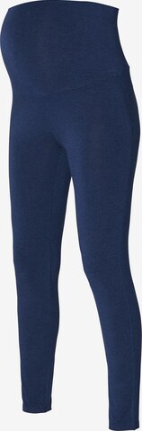 Esprit Maternity Skinny Legginsy w kolorze niebieski: przód