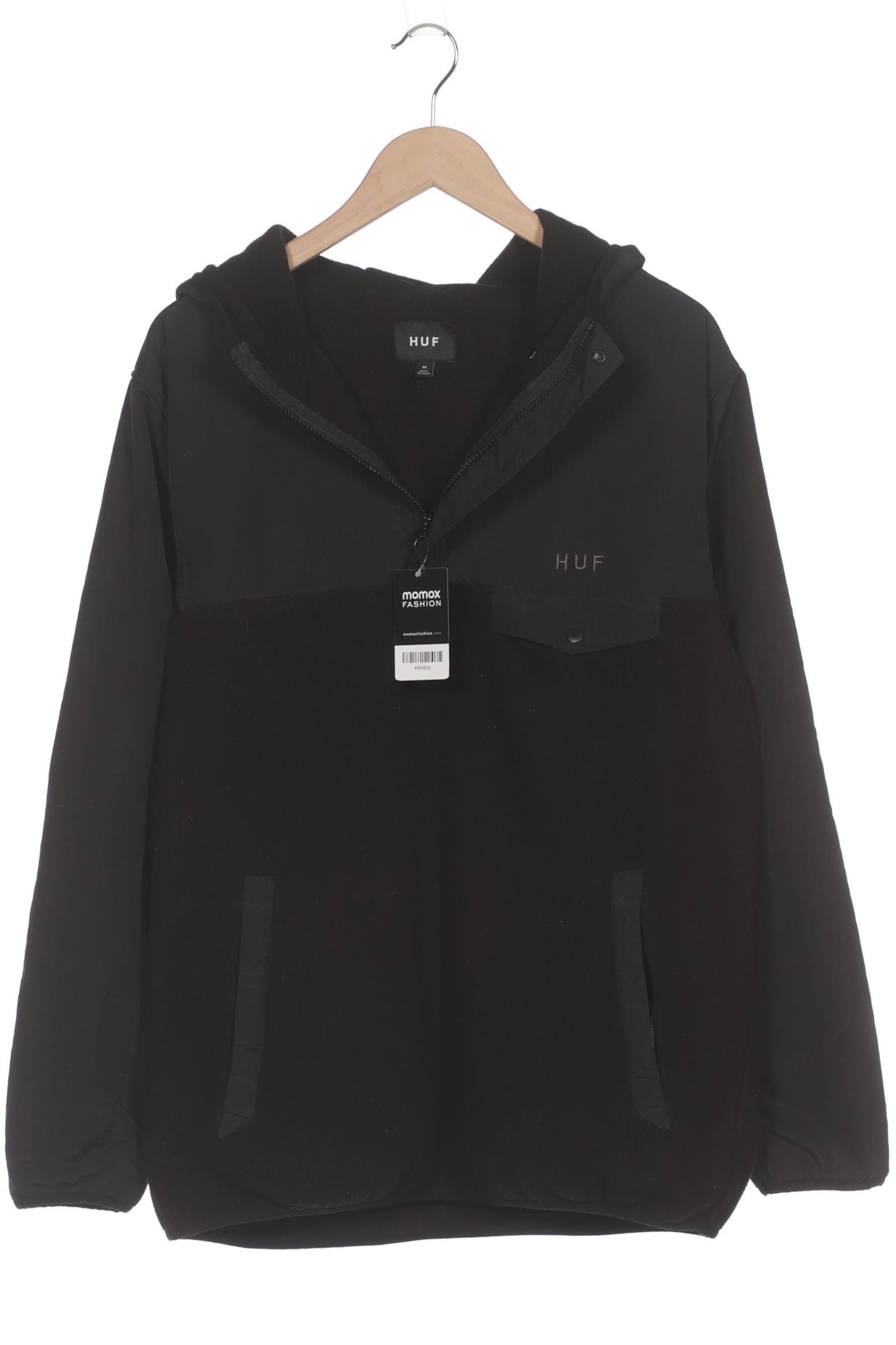 HUF Jacket & Coat in M in Black: front