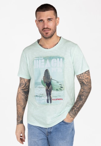 Key Largo Bluser & t-shirts 'KLMonarch Beach' i grøn: forside