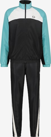 Sergio Tacchini Trainingsanzug in Schwarz: Vorderseite