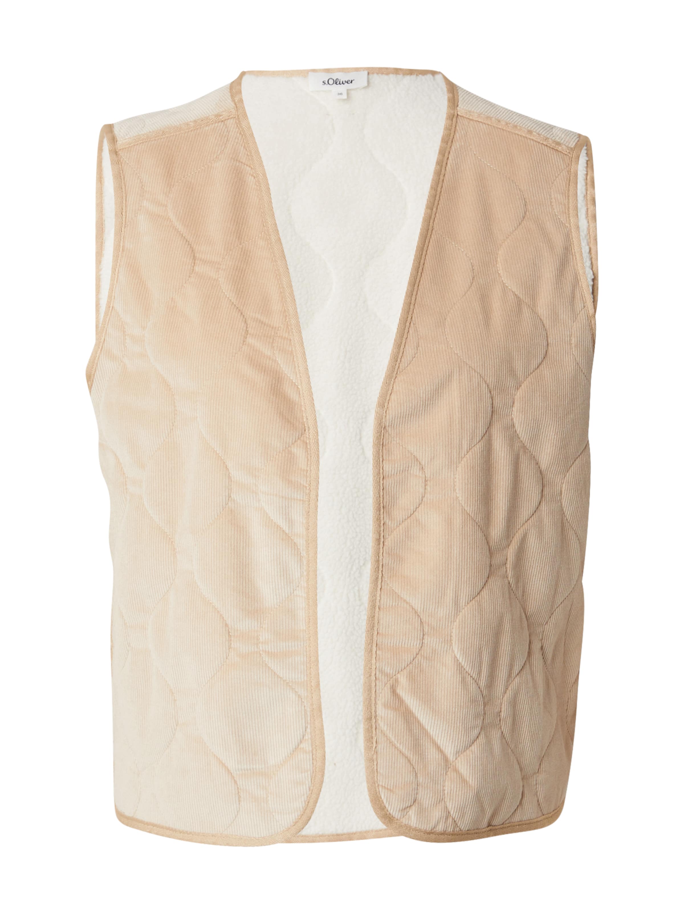 s.Oliver Bodywarmer in Bruin: voorkant