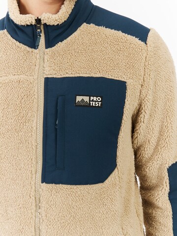 PROTEST Fleece jas 'PRTBleaker' in Bruin