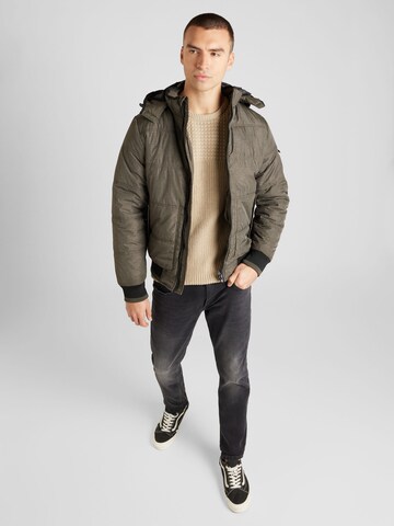 BLEND Winterjas in Groen
