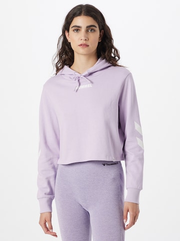 Sweat-shirt 'Legacy' Hummel en violet : devant