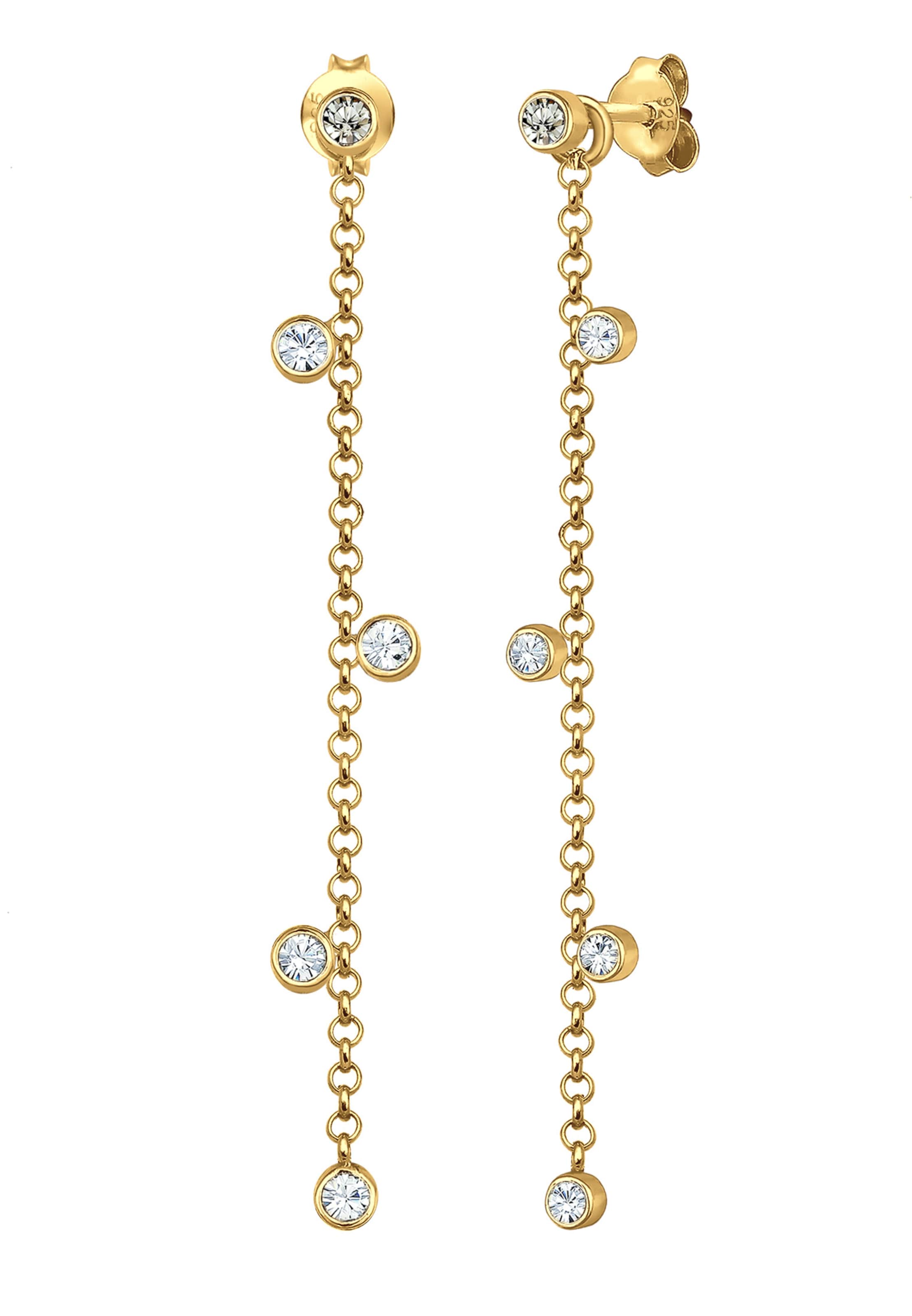 ELLI Earrings in Gold: front